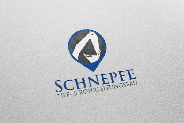 Logoentwicklung Schnepfe Tief- & Rohrleitungsbau